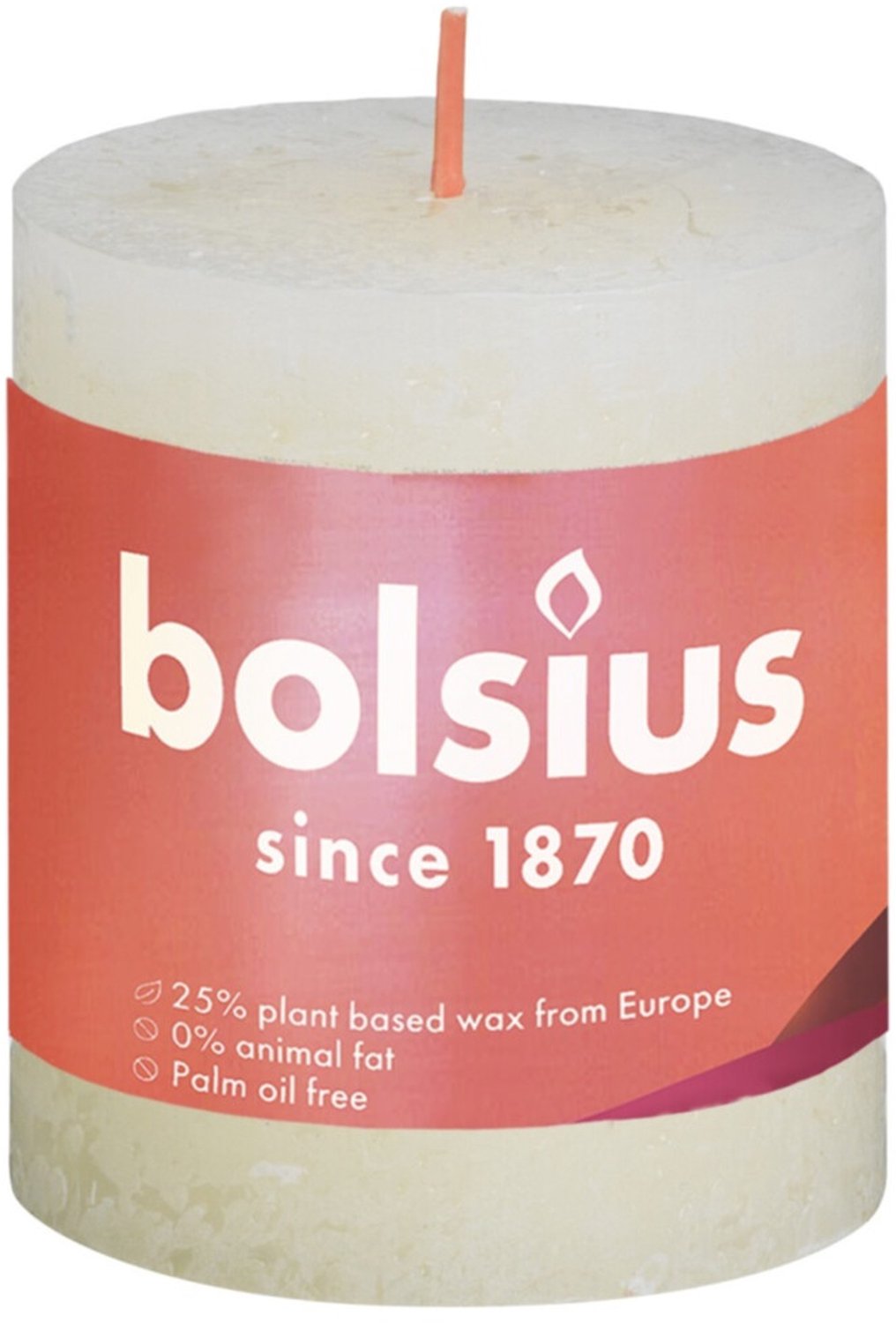 Bolsius Stompkaars Soft Pear 8 cm Crème