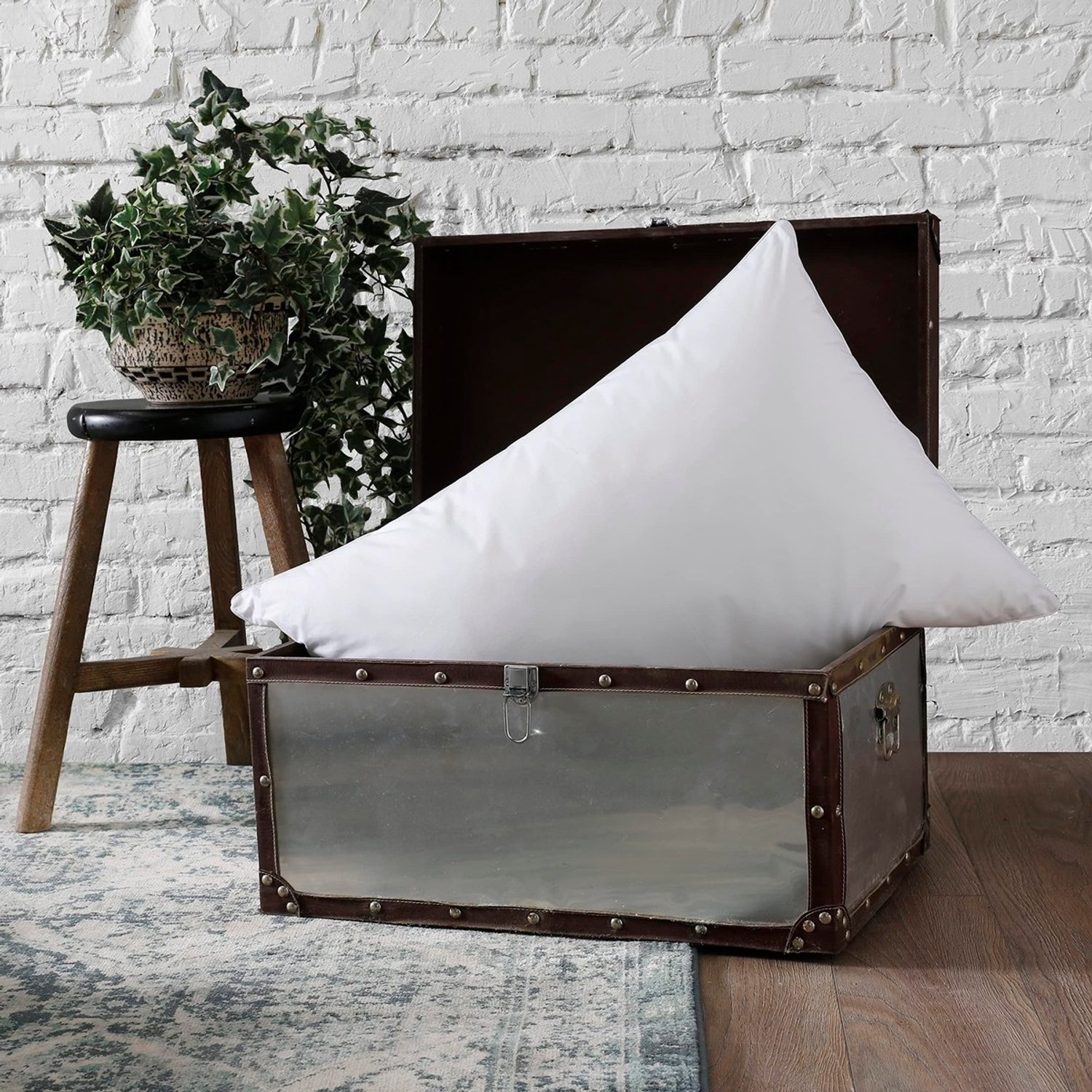 Duraxl Kussen - Medium stevigheid - 50 x 70 cm - Set van 2 Wit