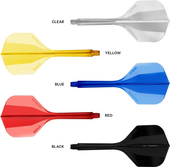 Harrows Solo Black NO2 - Dart Flights van Harrows — afbeelding 2