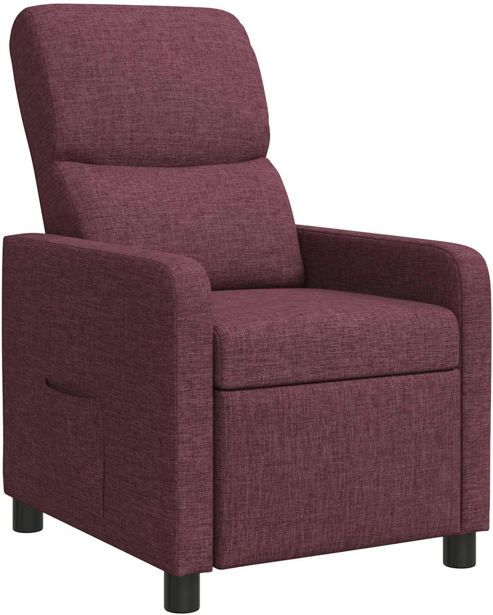 vidaXL Recliner - Paars - Polyester
