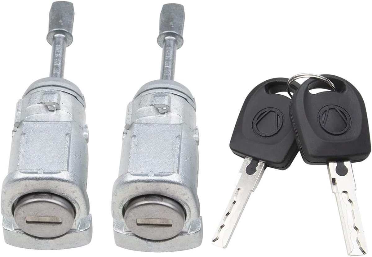 (2 stuks) complete deuropeningen links en rechts met sleutels, compatibel met Arosa Superb Lupo A6 Passat 3B0837167 - ShopVlot