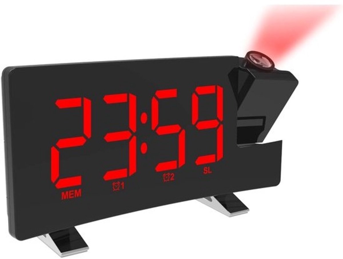 Wekkerradio - met alarm - Nachtwekker - Klokradio - Multifunctioneel
