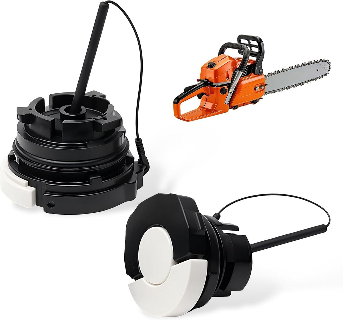 2 stuks benzinestop en oliedop, compatibel met STIHL M250 M381 MS181 MS210 MS211 MS230 MS260 MS270 MS311 MS360 MS390 - ShopVlot