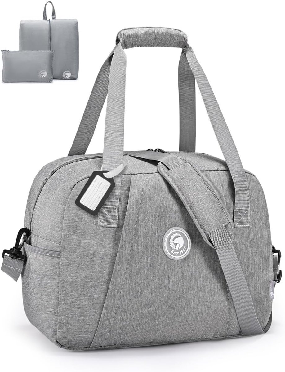 Reishandbagage 40x30x20cm Lichtgewicht Waterdichte Weekender Tas met Nat Compartment voor Vliegtuig Sport en Ziekenhuis Gebruik voor Mannen en Vrouwen