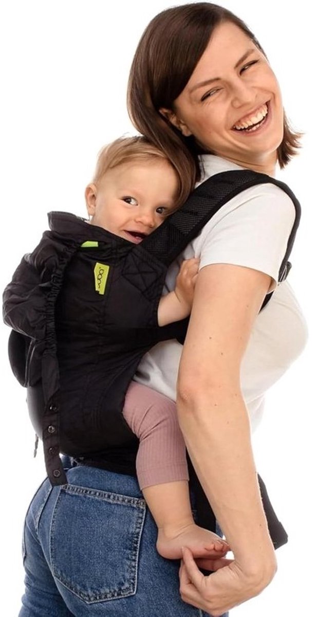 Baby draagzak - Kinderdrager als rugzak - Voor reizen met kind - Ultralicht - 7-20 kg - Zwart