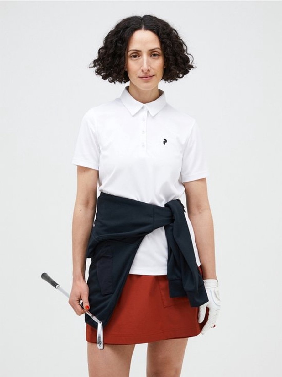 Peak Performance Alta - Damespolo - wit - S