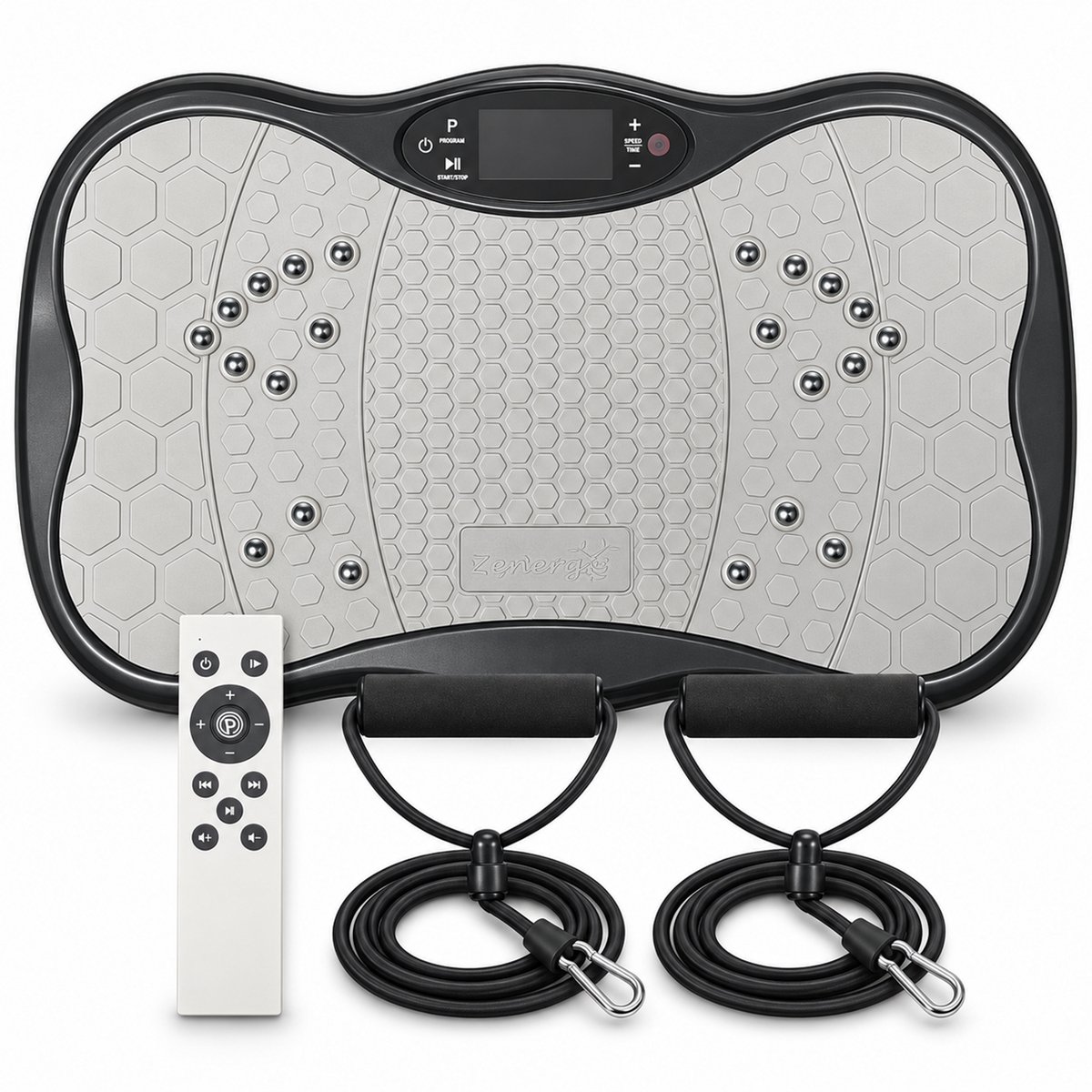 Zenergy Trilplaat - Fitness - Voor Benen Bloedsomloop - Incl. Weerstandsbanden - Bluetooth Speaker