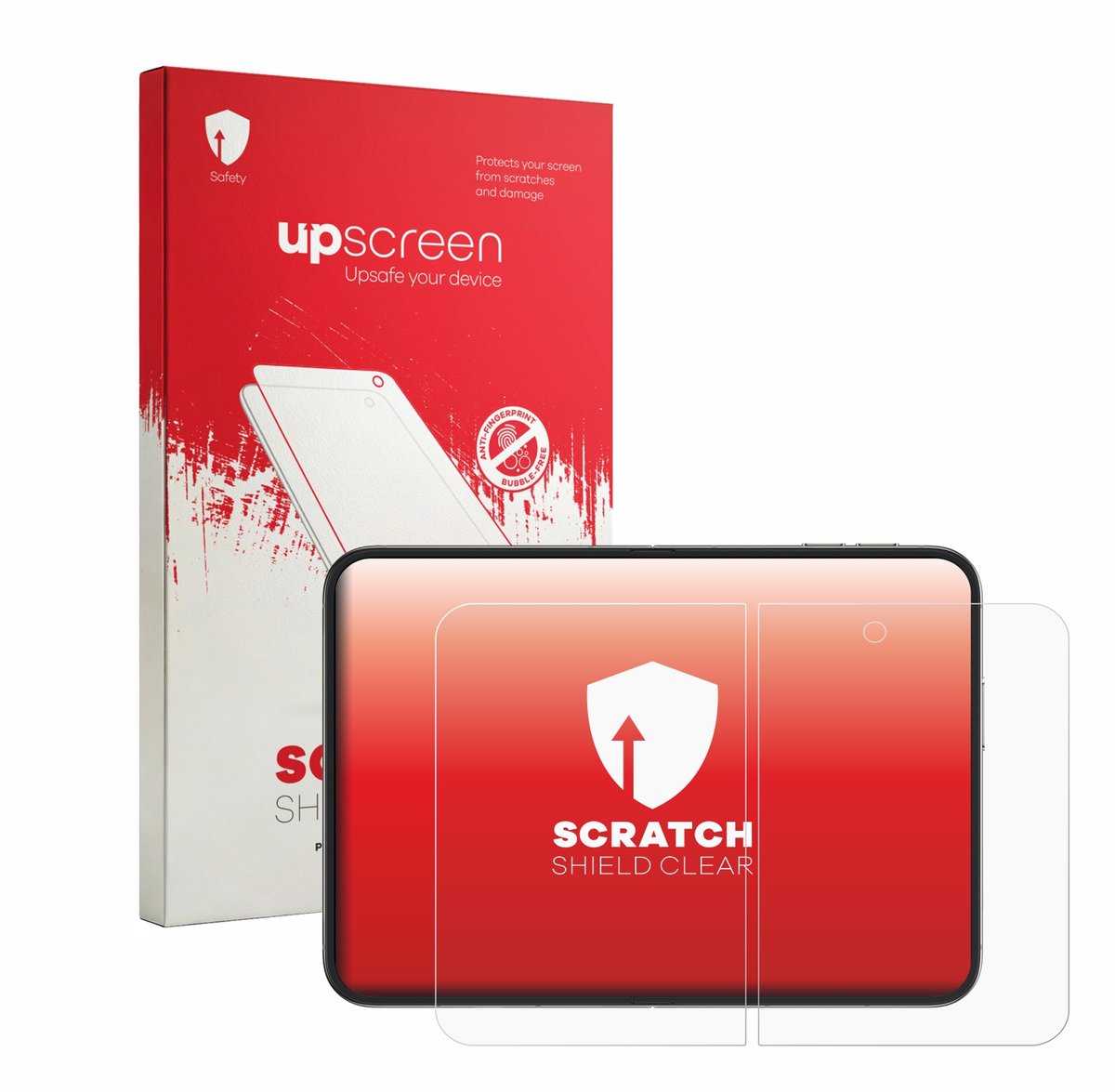 upscreen - Screenprotector voor Apple iPhone Duo (Inner display) - Folie Beschermfolie transparant