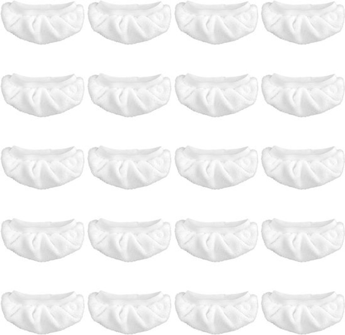 Wasbare microfiber stoomreinigerpads - 20 stuks voor handheld stoomreinigers