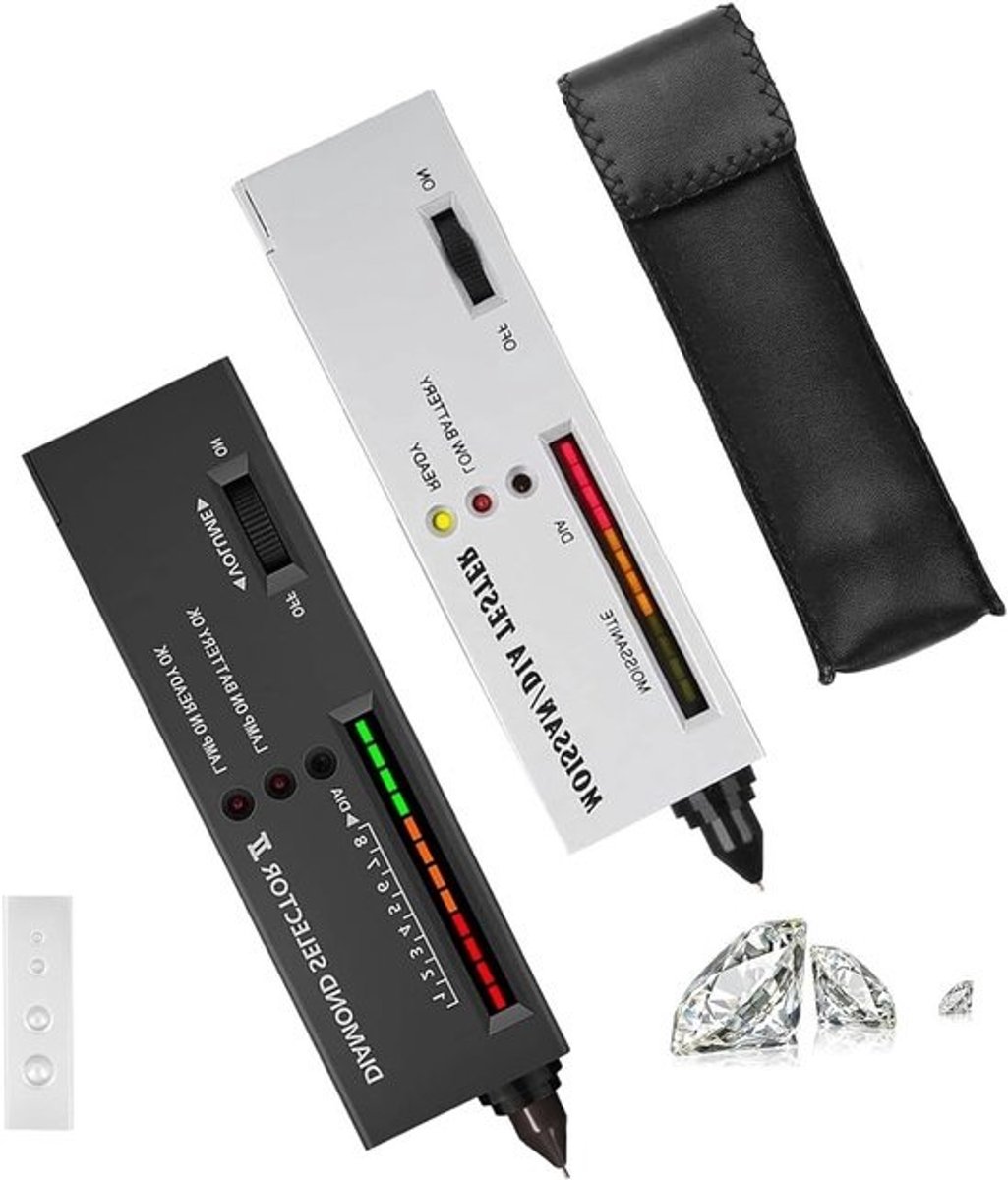 Professionele diamanttestpen - Voor diamanten, saffieren en robijnen - Draagbare edelsteendetector