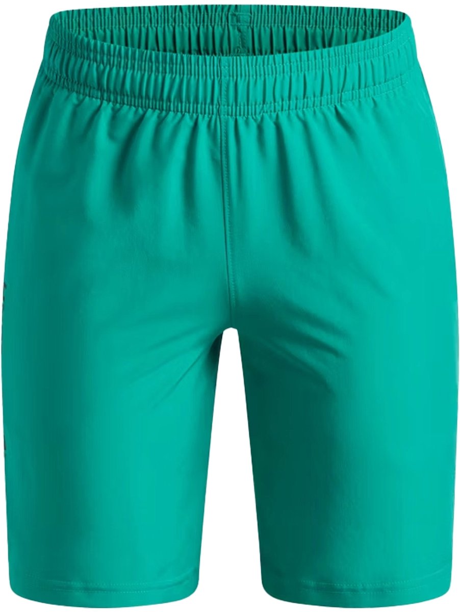 Under armour tech woven wordmark short in de kleur groen.