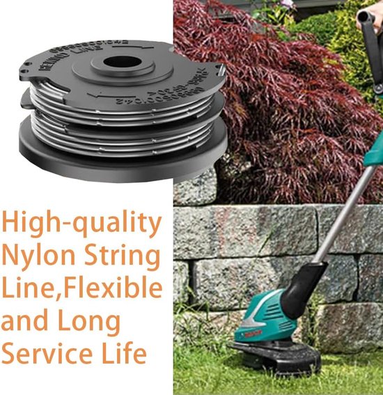 Spoelen compatibel voor Bosch AdvancedGrassCut 36, Art 24 27 30 30-36 LI grastrimmer, F016800351 vervangende grastrimmer spoel lijn — afbeelding 4