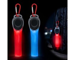 SOARFLY Flashing Light School Bag 2 Reflectors School Bag Kids, Safety Light Kids Reflective Pendant LED Flashing - ShopVlot