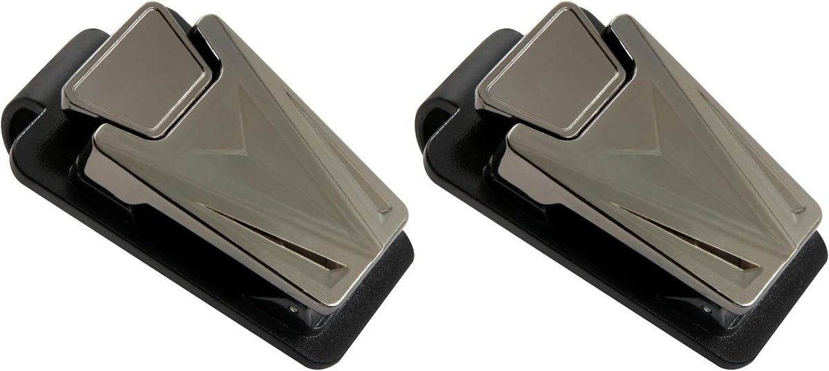 Geluode Zonnebrilhouder voor auto, 2-pack autozonneklep zonnebrilhouder, clipbril, auto-accessoires voor alle - ShopVlot