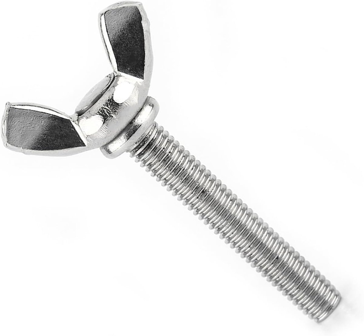 Vleugelmoeren Assortiment Kit, 304 Rvs Vleugel Vlinder Schroeven Bouten Vleugelbout Machine Sluiting(M5*40Mm)