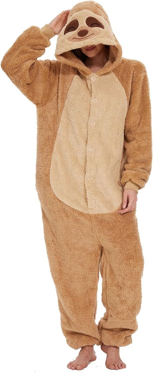 Pyjama's, jumpsuit, panda, uniseks voor volwassenen, dieren-onesie, voor cosplay, Halloween, carnaval kostuums Dames Pyjama Dierkostuums Winter