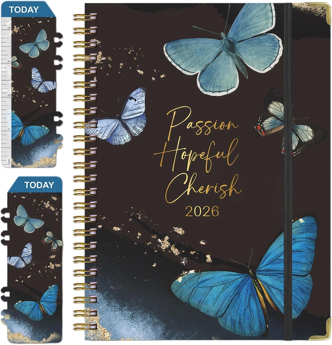 Kalender 2026, planner 2026 A5, kalender 2026, agenda 2026, agenda 2026 A5, weekplanner 2026 voor school en kantoor (sterrenhemelpatroon)