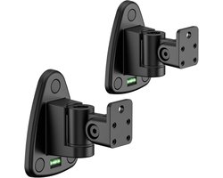 Verstelbare muurbeugels voor Samsung HW-Q995H/Q995GD/Q995GF/Q930F/Q995C/Q995B/Q935C; robuuste houders voor Samsung achterluidsprekers (SWA-9500S/9250S/9200S) – sleutelgat & schroefdraadhouder