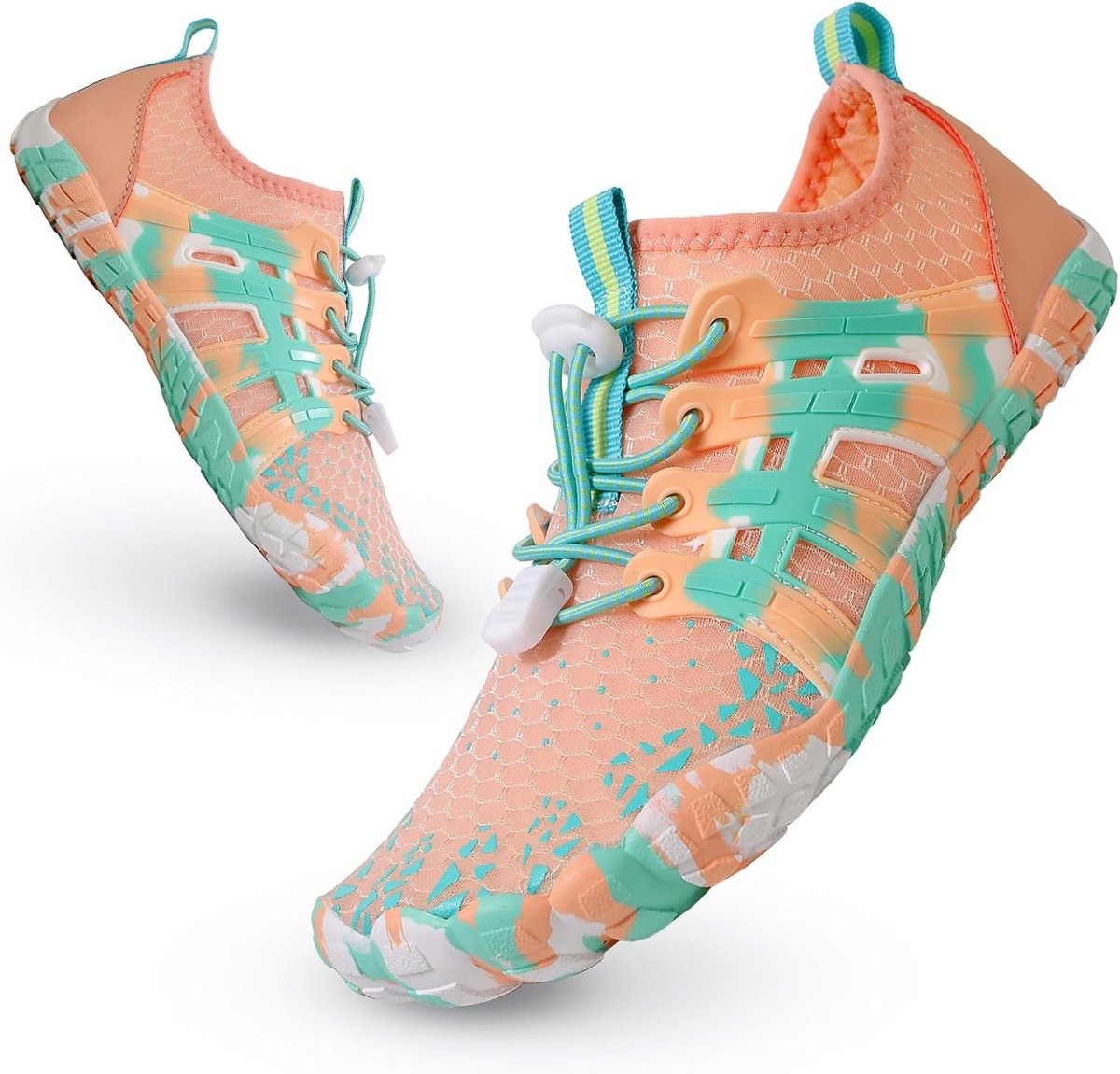 Waterschoenen voor kinderen, meisjes en jongens, strandschoenen, antislip, blote voeten, waterschoenen, sneldrogend, blote voeten, zwembad, aqua, surfen, zwemmen, duiken, sport