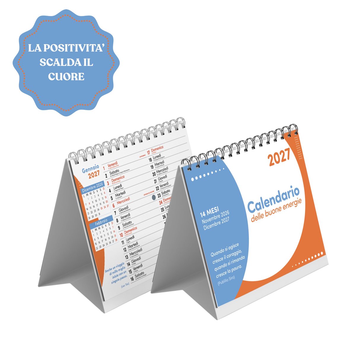 EURO PUBLISHING Bureaukalender Gute Energie 14 maanden 2027 van november 2026 tot december 2027 - ShopVlot