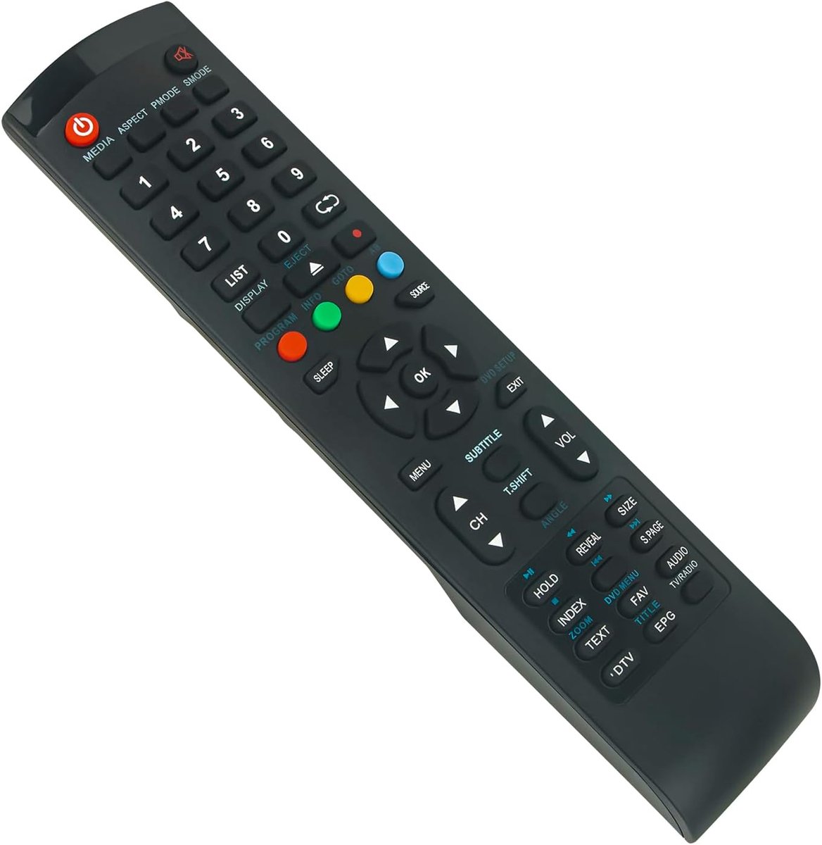 AULCMEET Replacement Remote Control Applicable for RCA HKC TV AB24 AB24F1D AB32 AB42 AB42D1 AB50 AB50D1 43D1 43F1 50D1 - ShopVlot