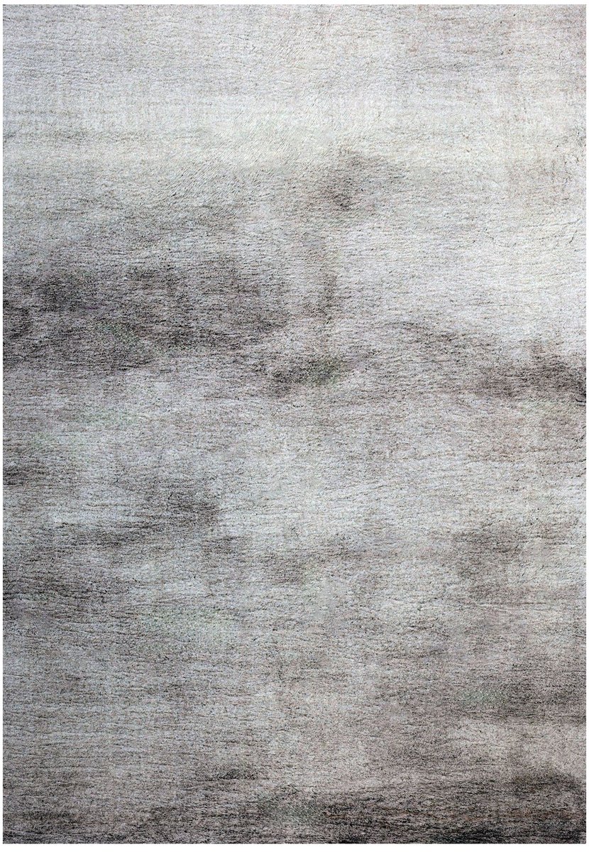 Dutch XXL Hoogpolig Vloerkleed | Tapijt | Luxe | Uni | Lichtgrijs | 160x230 cm