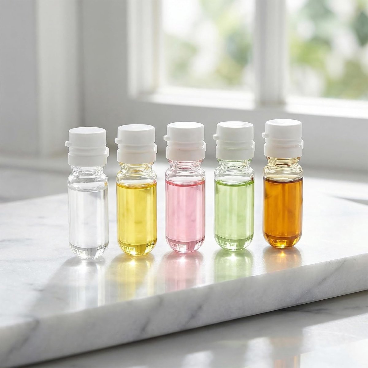 10 stuks reiscontainers, 2 ml transparant, lekvrij, lege aromatherapie-flesjes, kleine flesjes om te vullen, reisflessen voor make-up-remover en vochtinbrengende crèmes