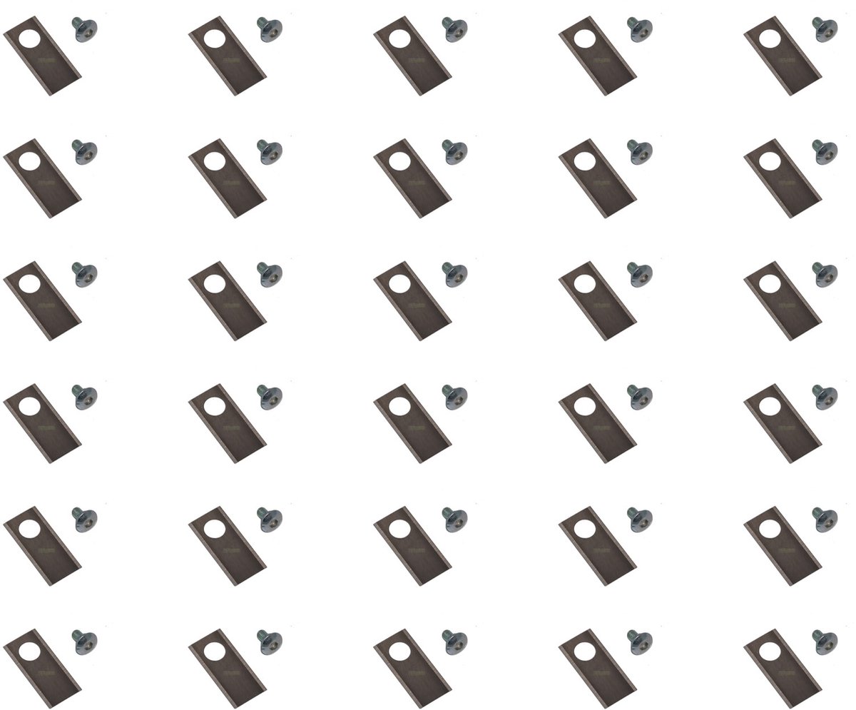 Roestvrijstalen mes van 30 x 3,9 cm voor de robotmaaier Honda Miimo HRM 300, 310, 500, 520 en 3000