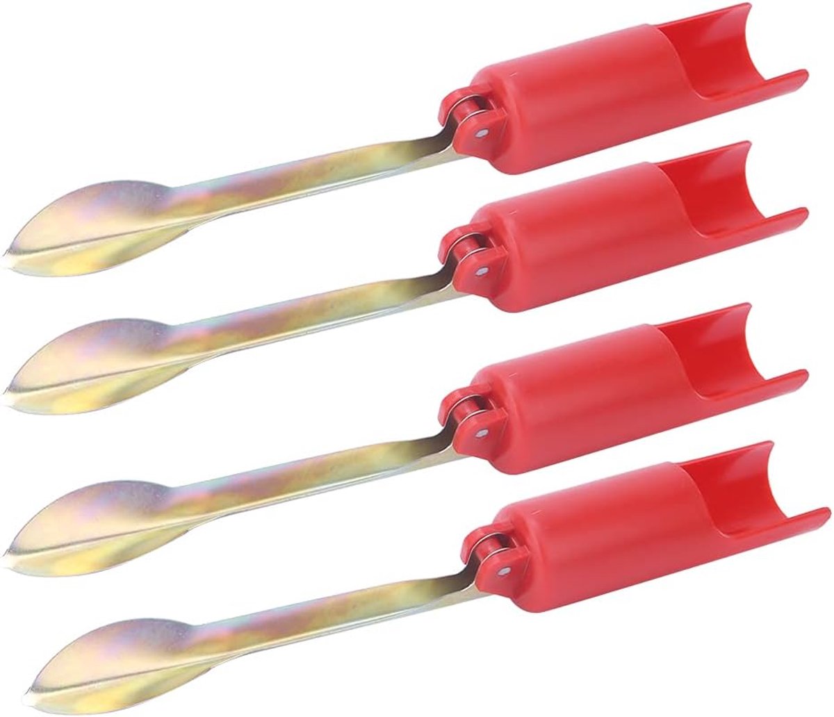 Hengelhouder bodem 4 STK, 32cm inklapbare rode hengelstandaard