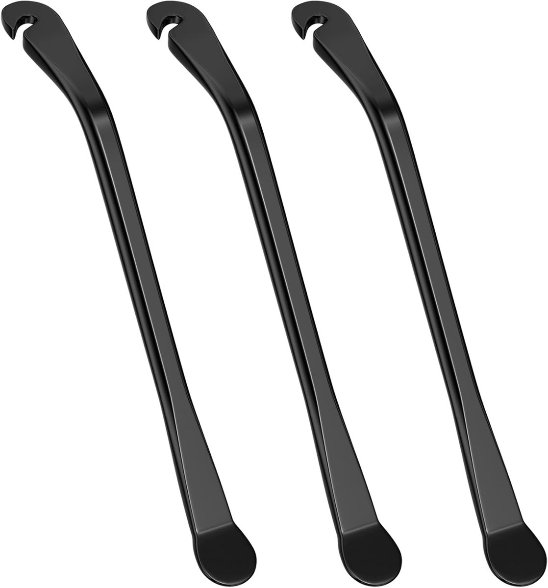 3 stuks bandenlichters, metalen bandenhendel, fietsbandenhendel, fietsbandenhendel, voor reparatie, verwijdering en vervanging van fietsbanden (zwart)