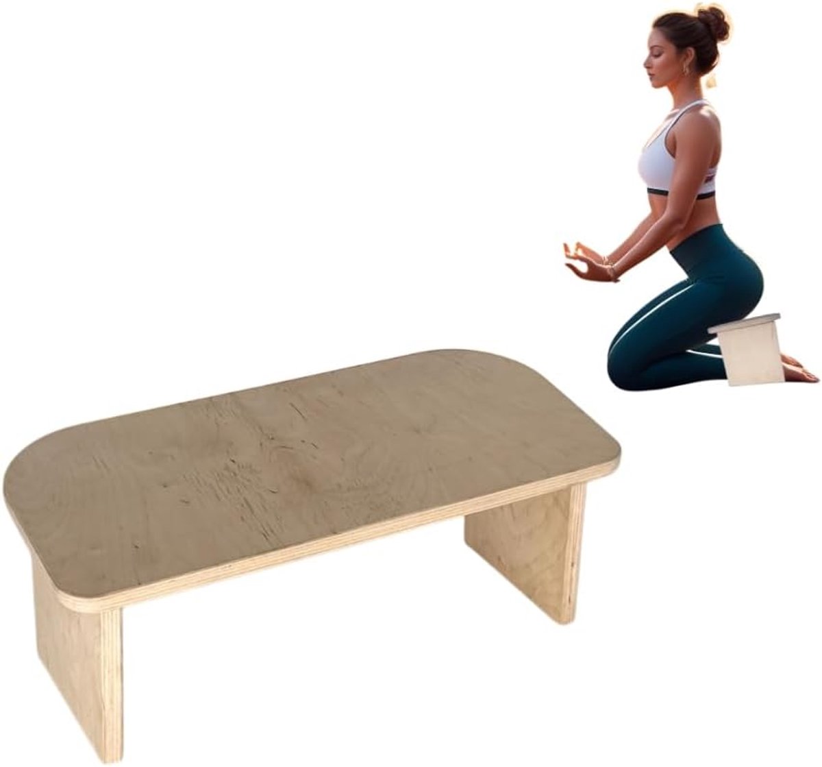 Meditatiebank, ergonomische meditatiekruk, opvouwbare kruk voor yoga, meditatie en gebed