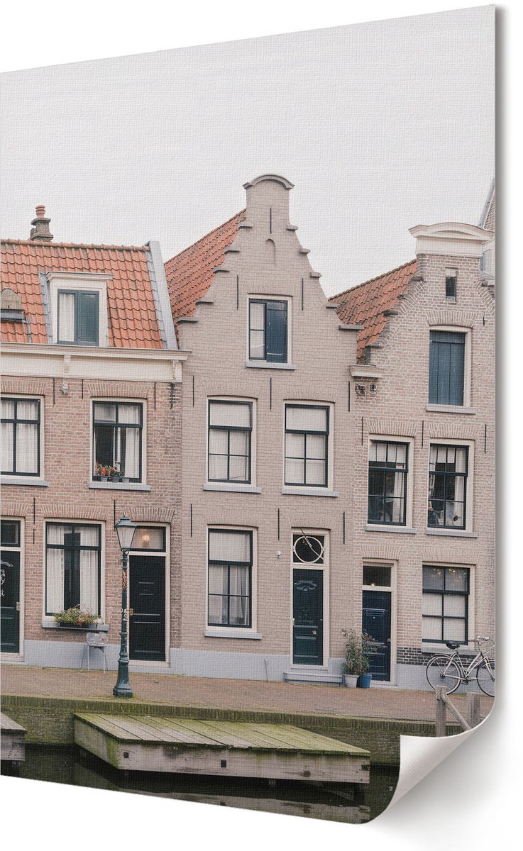Coloray Polycanvas Wandposter - Kleurrijke Explosie, Waterverf - A2 - Roze Decoratie - Rechthoek - Canvasposter - Woonkamer, Slaapkamer, Kantoor - Expressief