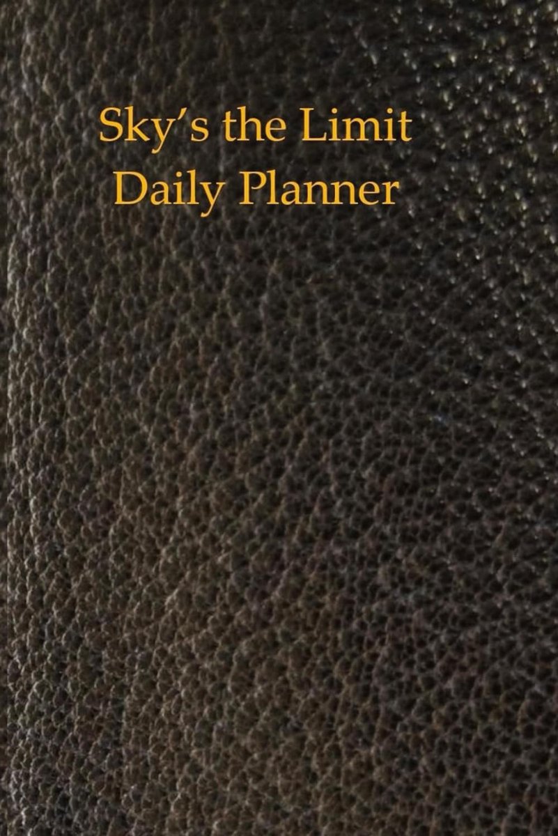 Sky's the Limit Daily Planner with Weekly Overview - ShopVlot