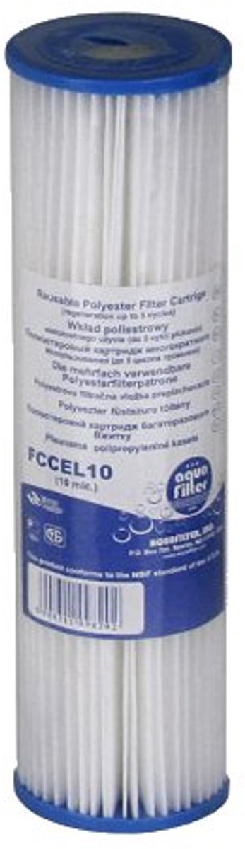 Aquafilter FCCEL10 Harmonica Waterfilter 10 Micron Herbruikbaar
