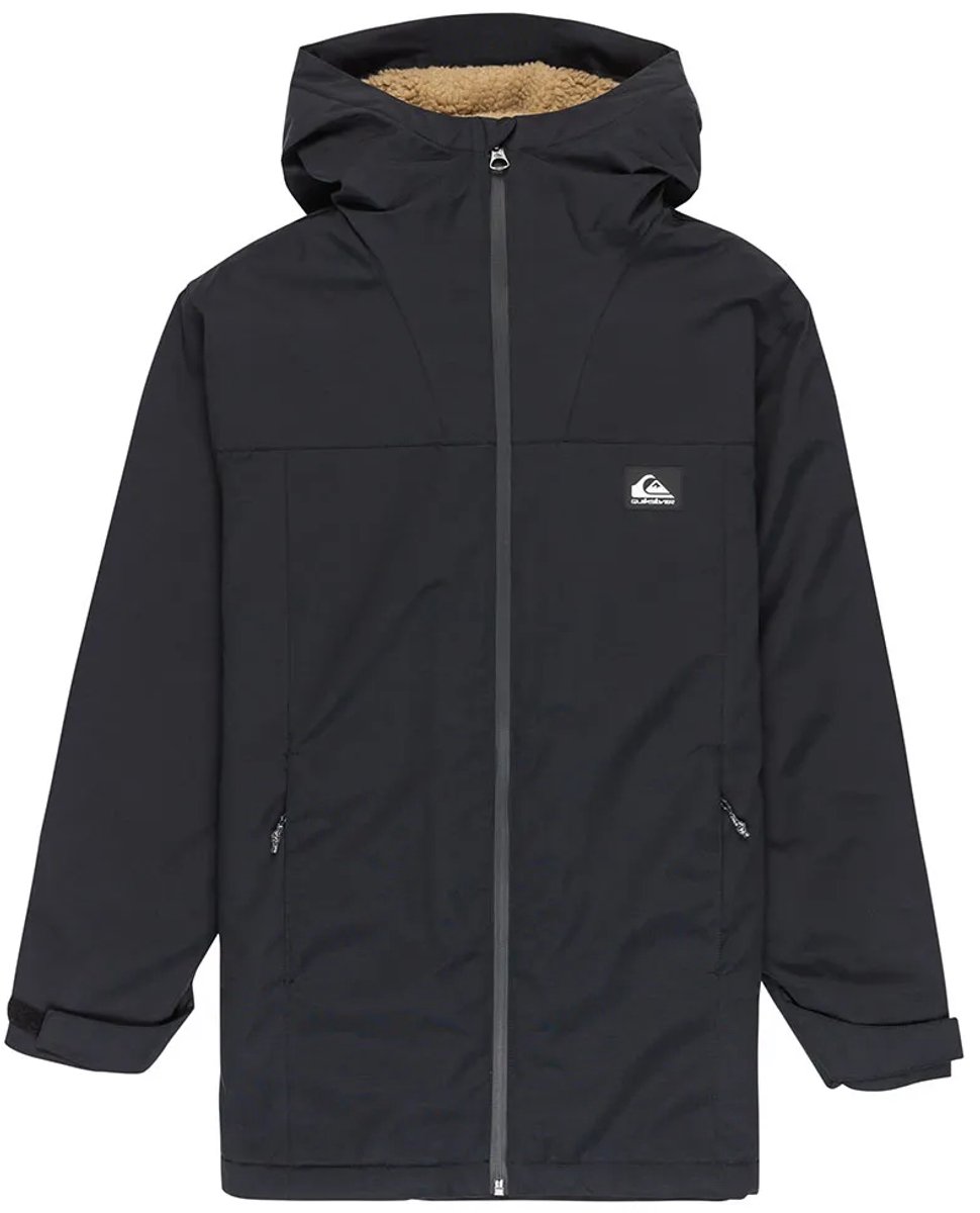 Quiksilver Overcast 3k Jas 14 Years Jongen Zwart