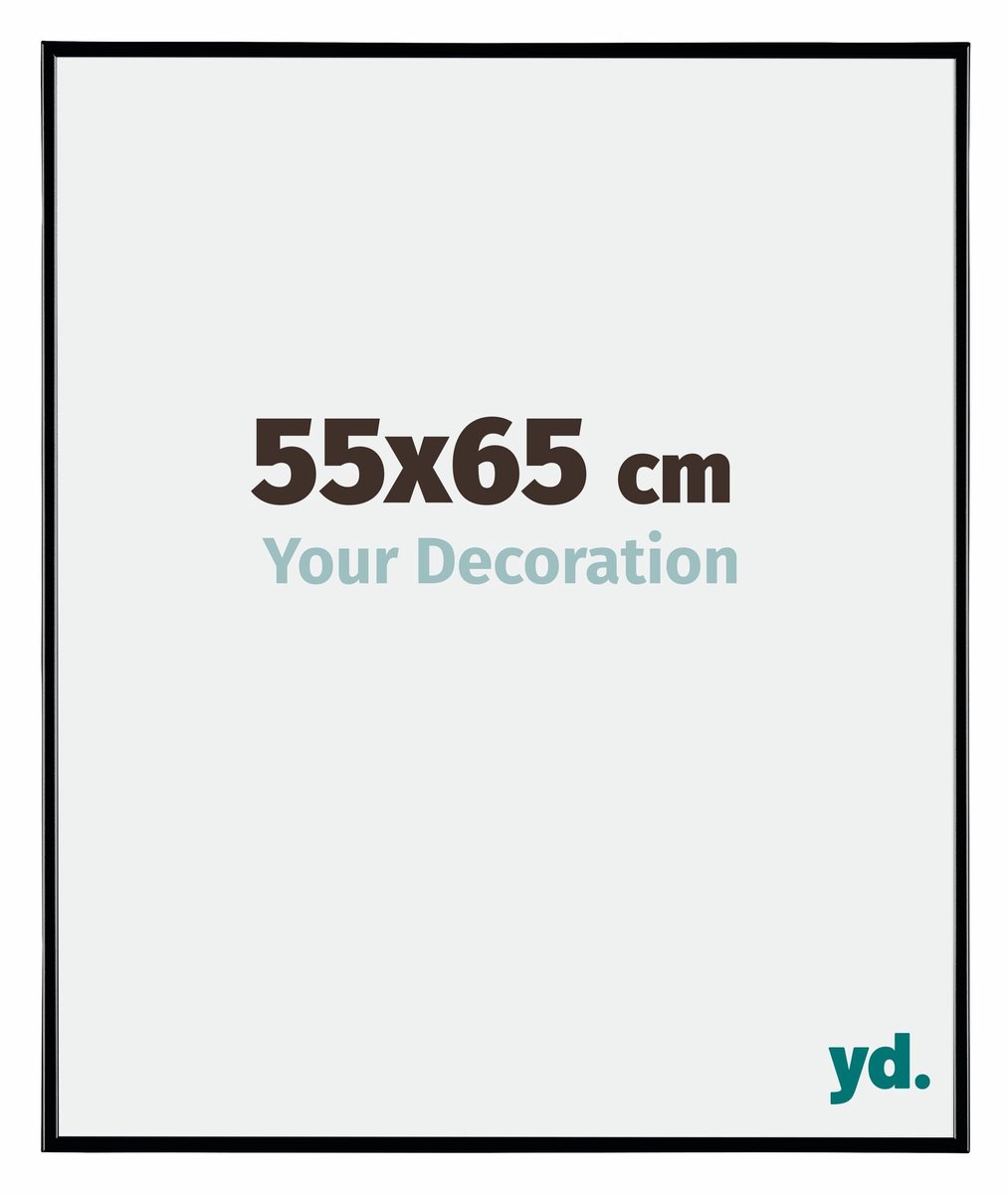yd. Your Decoration - Fotolijst 55x65 cm - Kunststof - Zwart Hoogglans - Evry