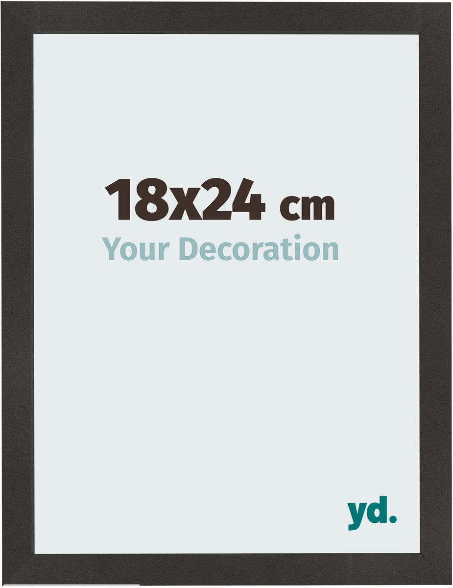 yd. Your Decoration - Fotolijst 18x24 cm - MDF - Zwart Mat - Bologna
