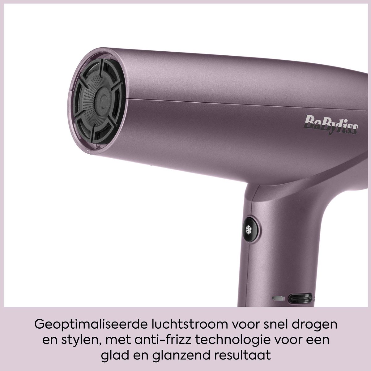 BaByliss Futura Digitale Föhn D6051DE - Professionele Digitale Motor voor Snel Drogen - 1600W - 3 temperaturen en 3 snelheden – Ionische functie voor glad en pluisvrij haar - Haardroger met Smalle blaasmond en Diffuser – Voor een professionele look thumbnail 6