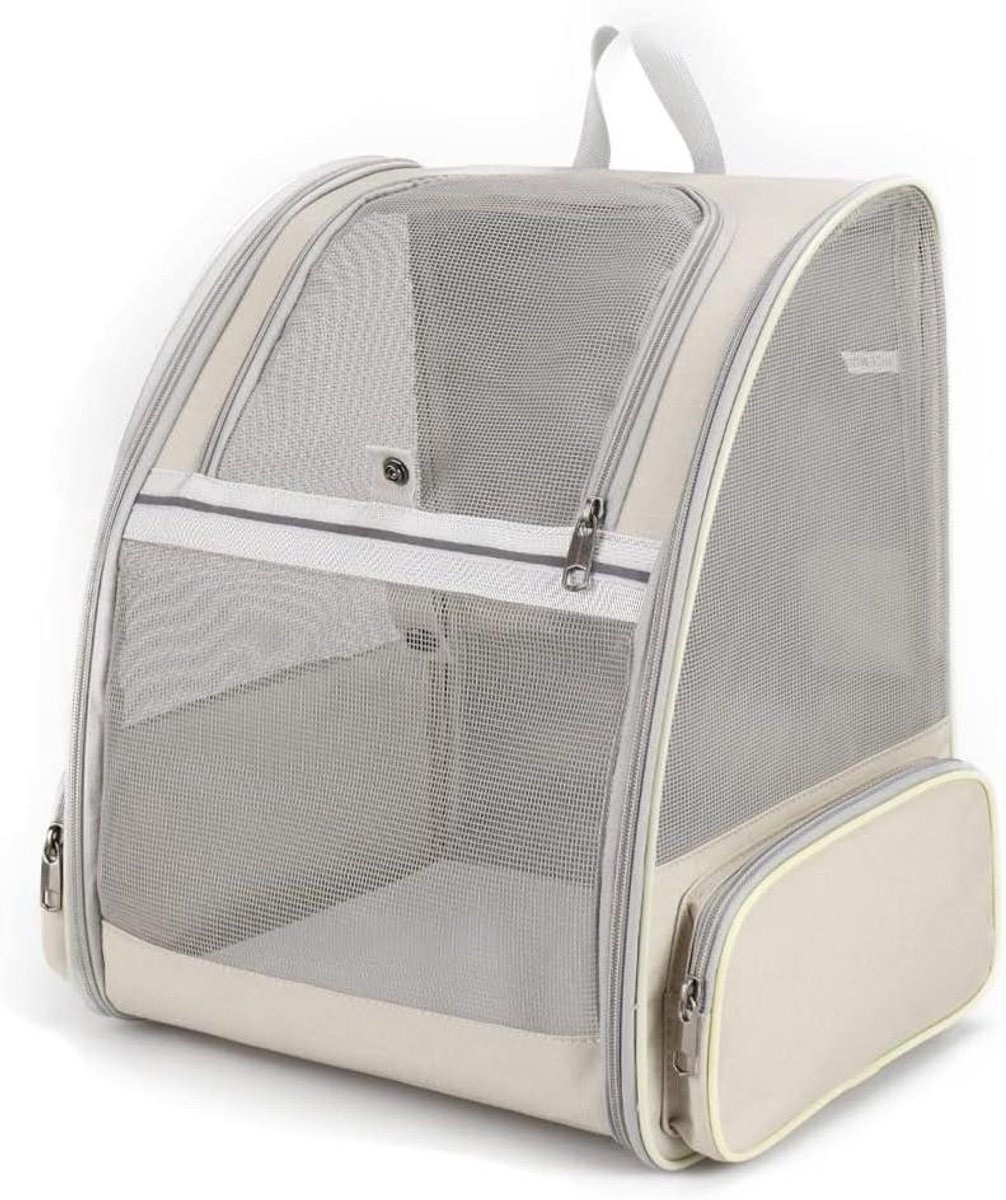 Huisdierrugzak - Draagtas Huisdier - Reizen met Huisdier - Maximale Ventilatie - Tot 7.5 kg - Transparant