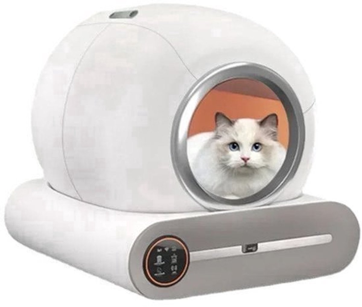 Kattenbak – Kattentoilet – Zelfreinigende Kattenbak – Automatische Kattenbak – Slimme Kattenbak – Volledig Gesloten Design – Inclusief Ozon Luchtverfrisser