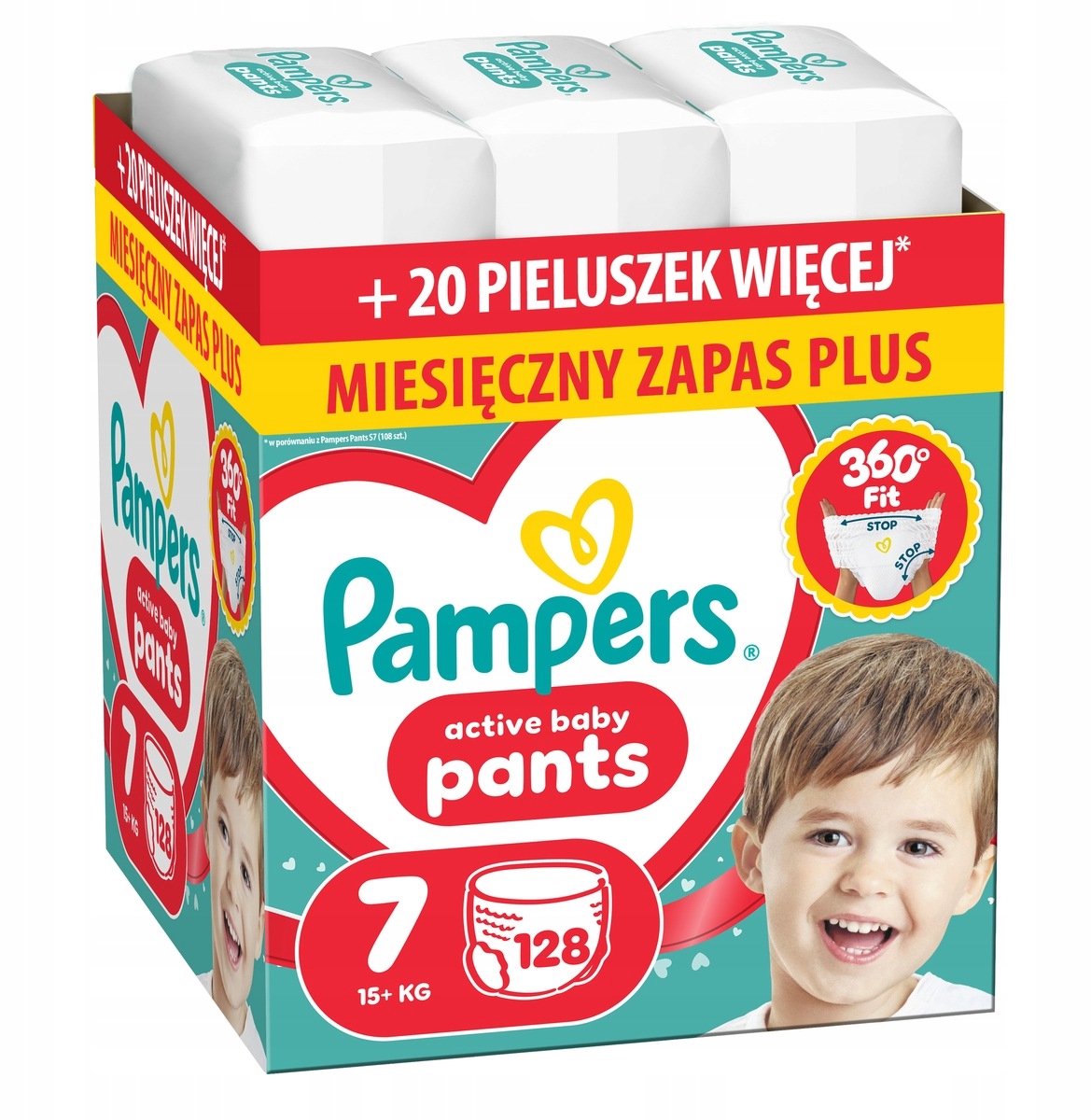Pampers luierbroekjes maat 7 | 128 stuks