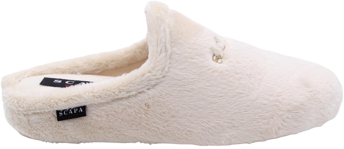 Scapa - Pantoffels - Creme - Vrouwen - Maat 40 -