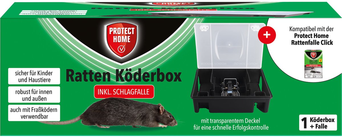 Protect Home rattenlokdoos met klapval