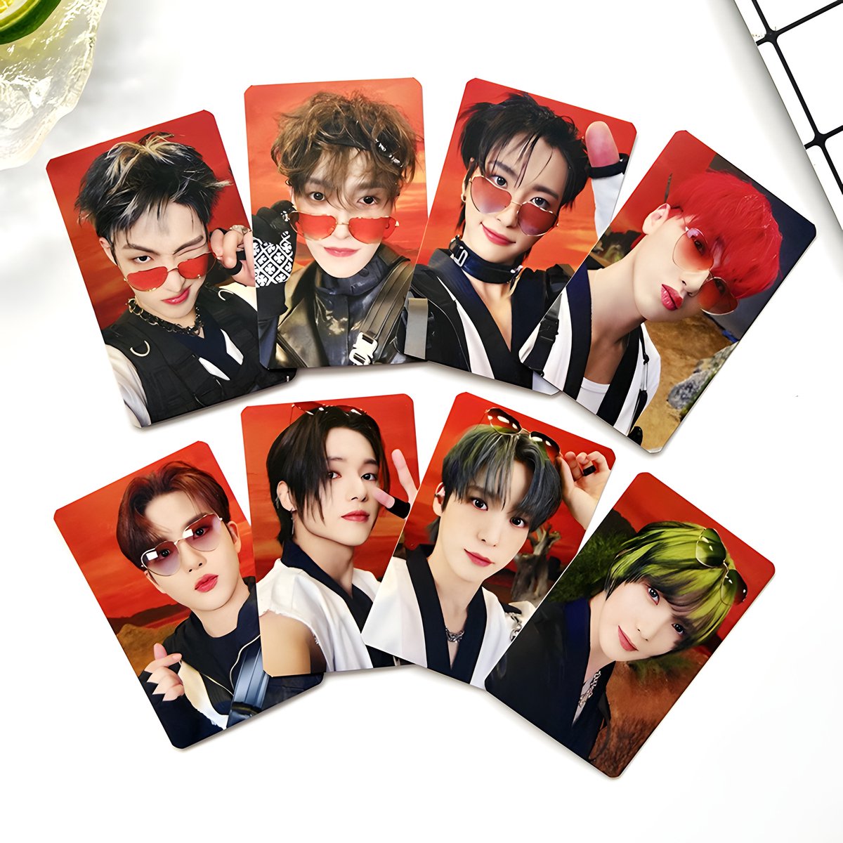 KPOP 8pcs/set ATEEZ The World Ep.Fin Will Photocard [Fotokaarten]
