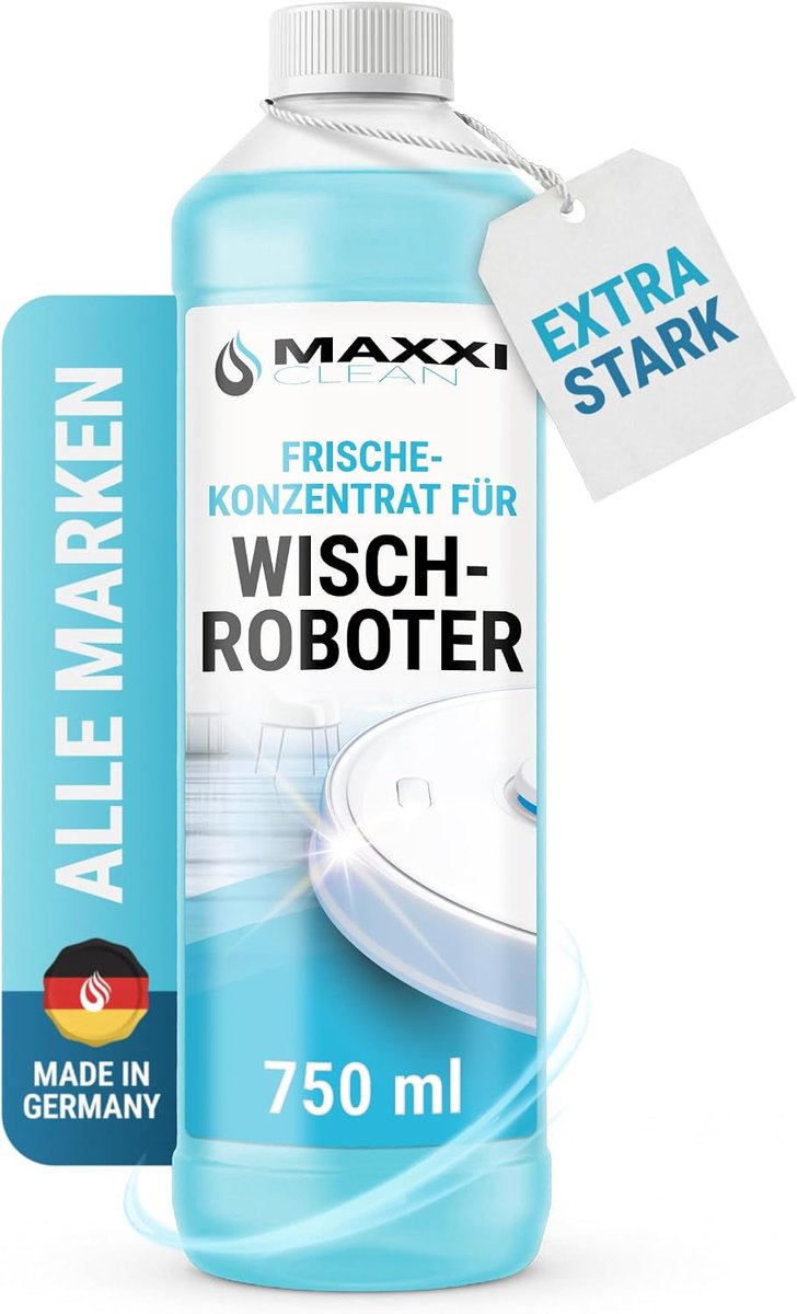 Maxxi Clean Vloerreiniger 750 ml – Universeel Reinigingsconcentraat voor Dweilrobots – Geschikt voor Parket, Tegels & Steen – Fris Geurend