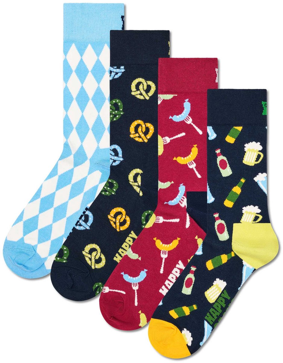Happy Socks - 4-Pack Octoberfest Socks Gift Set - Heren - Sokken 41-46