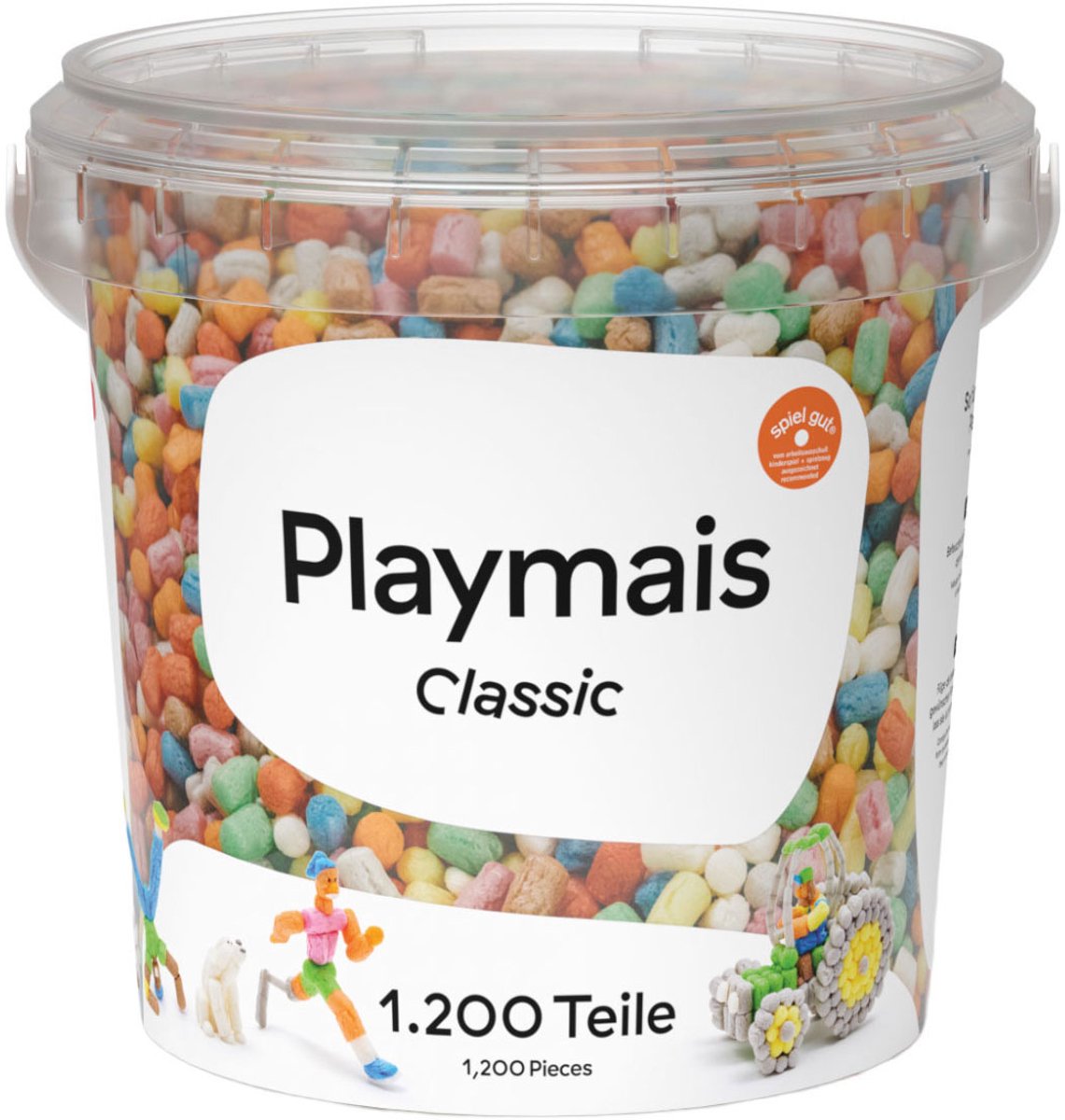 PlayMais classic basic emmer (> 1200 stukjes) afbeelding