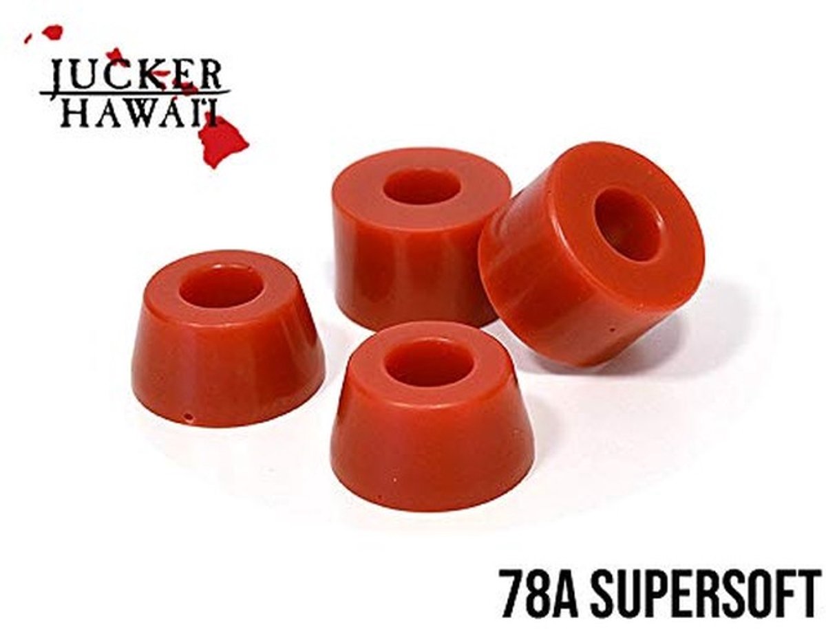 Elzusha Longboard Bushings Set van 4 Stuks Rood