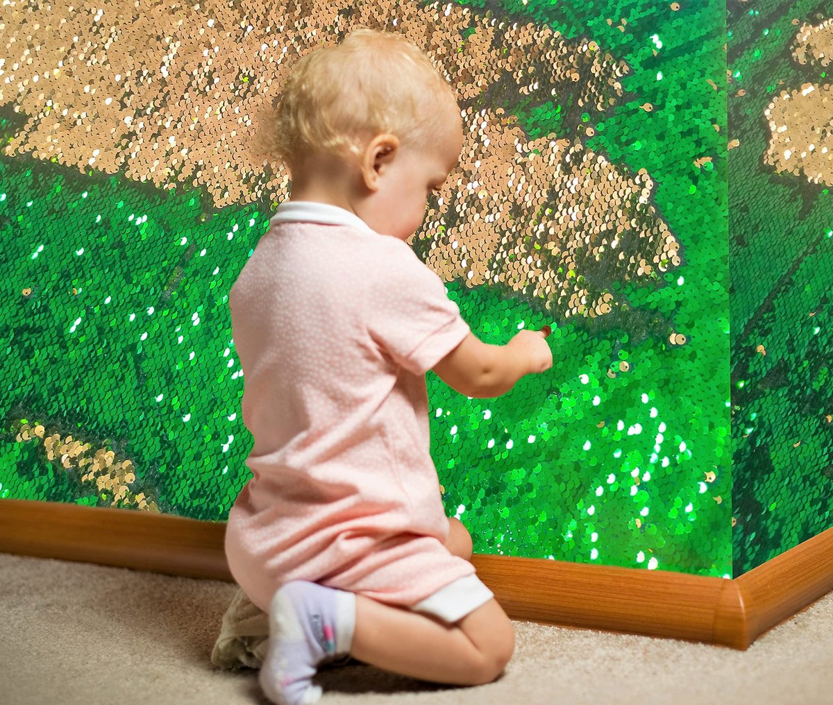 Elzusha - Tactiele Sequin Stof voor Kinderen