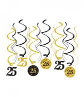 Paperdreams - 6 Swirls Classy Party - 25 jaar
